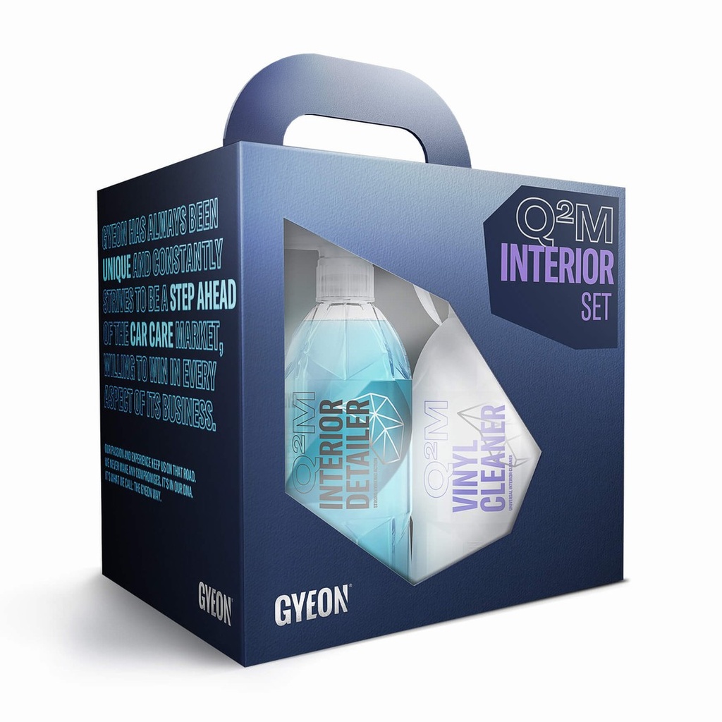 Bộ sản phẩm chăm sóc xe Q²M Interior Set - Bundle Box + Q²M Bathe+ 80 ml