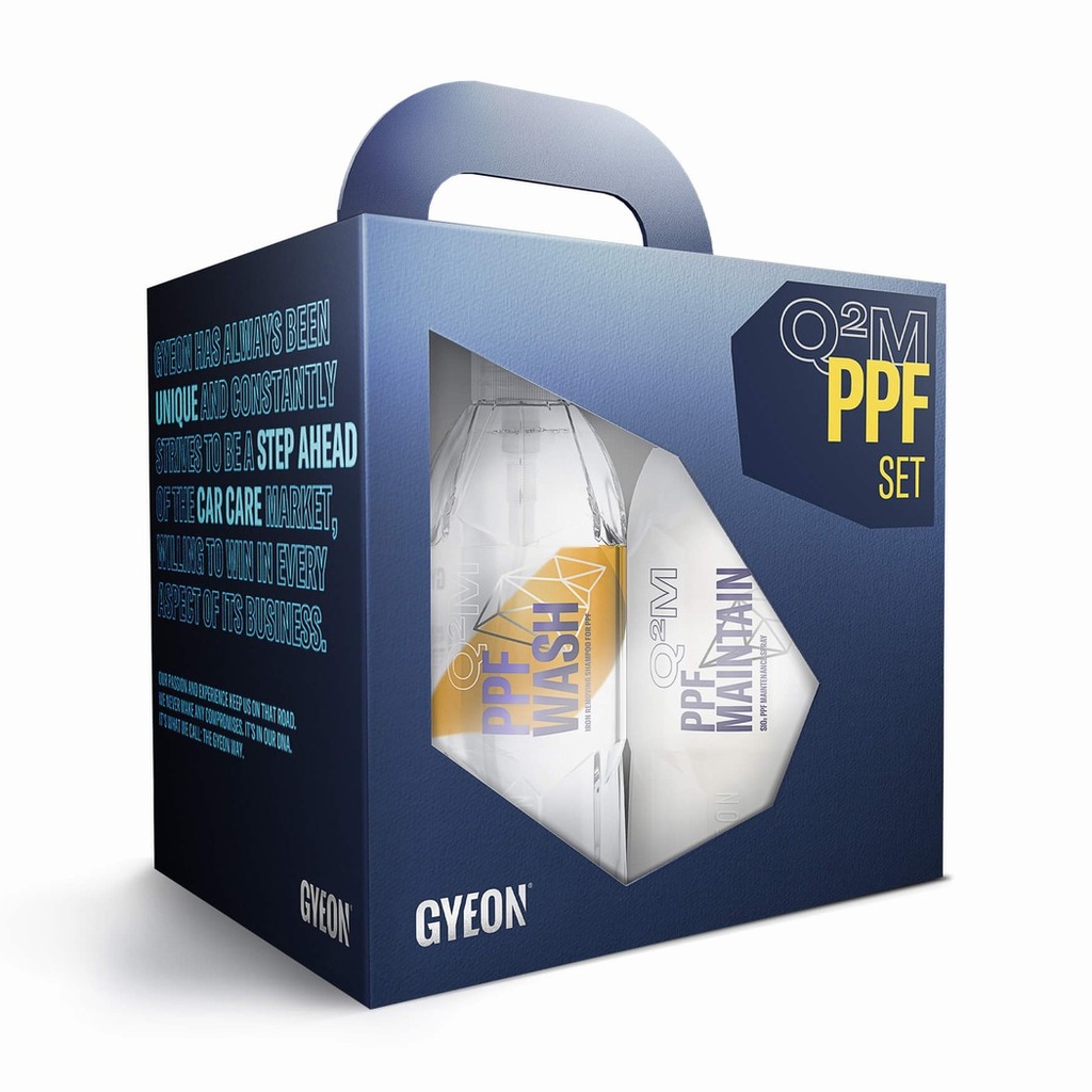 Bộ sản phẩm chăm sóc xe Q²M PPF Set - Bundle Box + Q²M WetCoat 80 ml