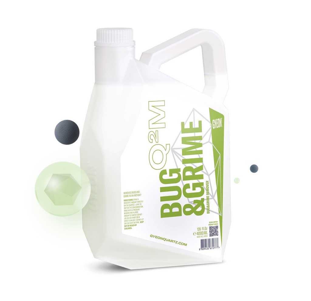 DUNG DỊCH LÀM SẠCH VẾT CÔN TRÙNG VÀ BỤI BẨN GYEON Q²M Bug&Grime 4000 ml